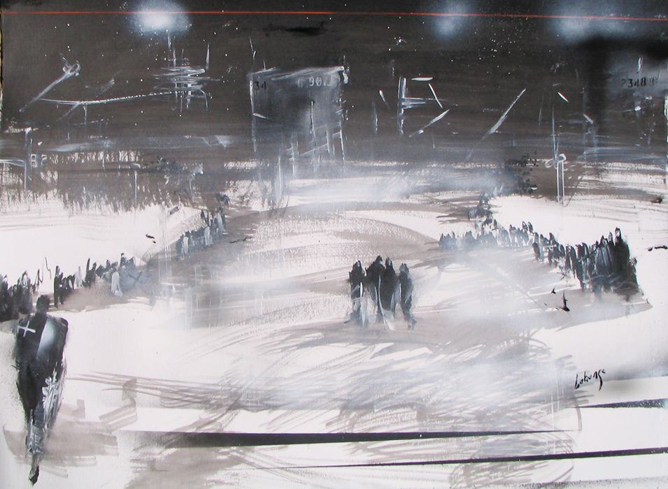 The night of the migration by Marc Laberge