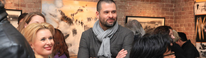 Marc Laberge - Opening night exhibition Transeo at Galerie 203